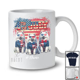 Personalized Custom Name 4th Of July; Lovely US Flag Samoyed Owner; Patriotic T-Shirt