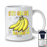 Personalized Custom Name 5th Grade Is Bananas; Humorous Back To School Banana Fruit Teacher T-Shirt