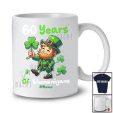 Personalized Custom Name 60 Years of Shenanigans; Joyful St. Patrick's Day 60th Birthday Family T-Shirt