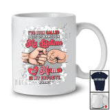 Personalized Custom Name A lot Of Names Mama Is My Favorite; Amusing Mother's Day Hands Family T-Shirt