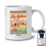 Personalized Custom Name A lot Of Names Papa Is My Favorite; Amusing Mother's Day Hands Family T-Shirt