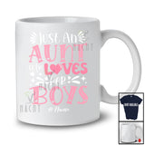 Personalized Custom Name An Aunt Who Loves Her Boys; Lovely Mother's Day Family Aunt; Family T-Shirt