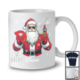 Personalized Custom Name Architect Santa, Joyful Christmas Santa Snowing, Careers Group T-Shirt