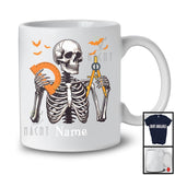 Personalized Custom Name Architect Skeleton, Horror Halloween Costume Proud Careers Group T-Shirt
