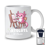 Personalized Custom Name Artolotl; Adorable Kawaii Axolotls Painting Girl Lover; Family T-Shirt