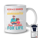 Personalized Custom Name Asshole Grandpa Smartass Granddaughter; Lovely Father's Day Vintage T-Shirt