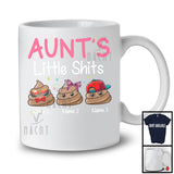 Personalized Custom Name Aunt's Little Sh*ts, Humorous Mother's Day Poops, Family Group T-Shirt