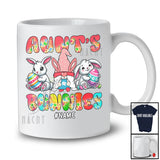 Personalized Custom Name Aunt's Bunnies; Fantastic Easter Three Bunnies; Leopard Family T-Shirt