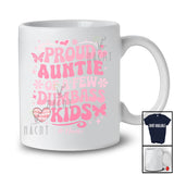 Personalized Custom Name Auntie Of A Few Dumbass Kids; Amusing Mother's Day Groovy T-Shirt