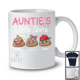 Personalized Custom Name Auntie's Little Sh*ts, Humorous Mother's Day Poops, Family Group T-Shirt