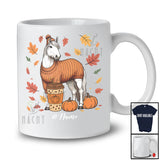 Personalized Custom Name Autumn Horse Drink Coffee; Lovely Thanksgiving Fall Leaf Family T-Shirt
