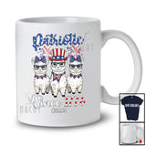 Personalized Custom Name Awesome Since 1776; Lovely 4th Of July Three Llama US Flag; Patriotic T-Shirt