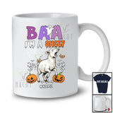 Personalized Custom Name Baa I'm A Sheep Costume; Sheep Goat Boo Ghost Pumpkin; Farmer T-Shirt
