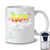 Personalized Custom Name Baa I'm A Sheep; Lovely Halloween Sheep Simple Cosplay Farmer T-Shirt