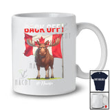 Personalized Custom Name Back Off; Lovely Custom Name Strong Moose Canadian Lover T-Shirt