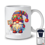 Personalized Custom Name Back To School; Lovely First Day Of School Bearded Gnome Teacher T-Shirt