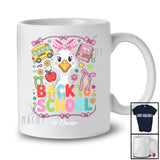 Personalized Custom Name Back To School; Lovely First Day School Goose Girl; Teacher Students T-Shirt