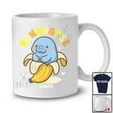 Personalized Custom Name Bananatee; Humorous Banana Manatees Sea Animal Cosplay T-Shirt