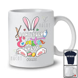 Personalized Custom Name Bartender Easter Crew; Adorable Easter Bunny Ears; Family T-Shirt