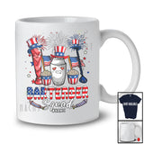 Personalized Custom Name Bartender Squad; Proud 4th Of July Three Bartender Tools; Patriotic T-Shirt