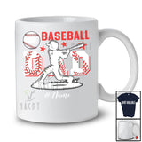 Personalized Custom Name Baseball Dad; Amazing Father's Day Simple Dad Player; Family T-Shirt