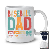 Personalized Custom Name Baseball Dad; Proud Father's Day Player Playing Baseball; Family T-Shirt