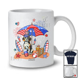 Personalized Custom Name Beagle Relax Wait For 4th of July; Lovely US Flag Patriotic T-Shirt