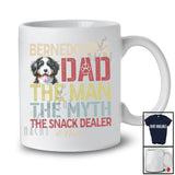 Personalized Custom Name Bernedoodles Dad Man Myth; Amazing Father's Day Vintage; Family T-Shirt