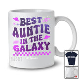 Personalized Custom Name Best Auntie Galaxy; Joyful Birthday Mother's Day Auntie Space; Family T-Shirt
