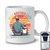 Personalized Custom Name Best Brother Ever, Awesome Father's Day Vintage Retro, Family Group T-Shirt