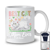Personalized Custom Name Best Cat Mom Ever; Amazing Mother's Day Cat Butterflies; Family T-Shirt