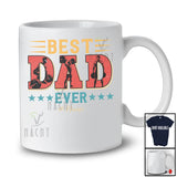 Personalized Custom Name Best Dad Ever; Joyful Father's Day Vintage Weightlifting Player; Family T-Shirt
