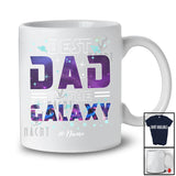 Personalized Custom Name Best Dad Galaxy; Joyful Birthday Father's Day Dad Space; Family T-Shirt