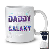 Personalized Custom Name Best Daddy Galaxy; Joyful Birthday Father's Day Dad Space; Family T-Shirt