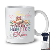 Personalized Custom Name Best Hamster Mom; Lovely Mother's Day Leopard Floral Hamster; Family T-Shirt