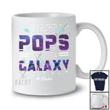 Personalized Custom Name Best Pops Galaxy; Joyful Birthday Father's Day Pops Space; Family T-Shirt