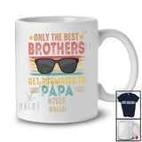 Personalized Custom Name Best Sisters Promoted To Papa 2026; Happy Father's Day Vintage T-Shirt