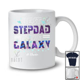 Personalized Custom Name Best Stepdad Galaxy; Joyful Birthday Father's Day Stepdad Space; Family T-Shirt
