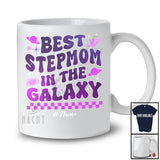 Personalized Custom Name Best Stepmom Galaxy; Joyful Birthday Mother's Day Stepmom Space; Family T-Shirt