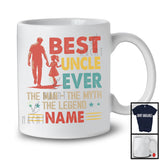 Personalized Custom Name Best Uncle Ever Man Myth Legend, Happy Father's Day Daughter, Vintage T-Shirt