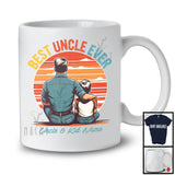 Personalized Custom Name Best Uncle Ever, Awesome Father's Day Vintage Retro, Family Group T-Shirt