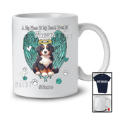 Personalized Custom Name Big Piece Of Heart In Heaven, Lovely Memories Bernedoodle Lover T-Shirt