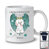 Personalized Custom Name Big Piece Of Heart In Heaven, Lovely Memories Bichon Frise Lover T-Shirt
