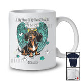 Personalized Custom Name Big Piece Of Heart In Heaven, Lovely Memories Dachshund Lover T-Shirt
