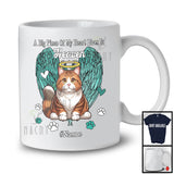 Personalized Custom Name Big Piece Of Heart In Heaven, Lovely Memories Munchkin Cat Lover T-Shirt
