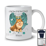 Personalized Custom Name Big Piece Of Heart In Heaven, Lovely Memories Pomeranian Lover T-Shirt