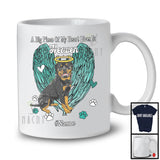 Personalized Custom Name Big Piece Of Heart In Heaven, Lovely Memories Rottweiler Lover T-Shirt