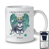 Personalized Custom Name Big Piece Of Heart In Heaven, Lovely Memories Schnauzer Lover T-Shirt