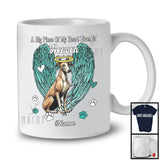 Personalized Custom Name Big Piece Of Heart In Heaven, Lovely Memories Whippet Lover T-Shirt
