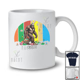 Personalized Custom Name Bigfoot Bunny Stolen Egg Basket; Amazing Easter Vintage Retro Family T-Shirt